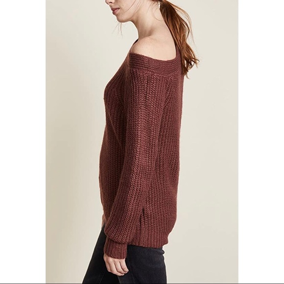 MINKPINK Maroon One Sided Jumper - Picture 4 of 6